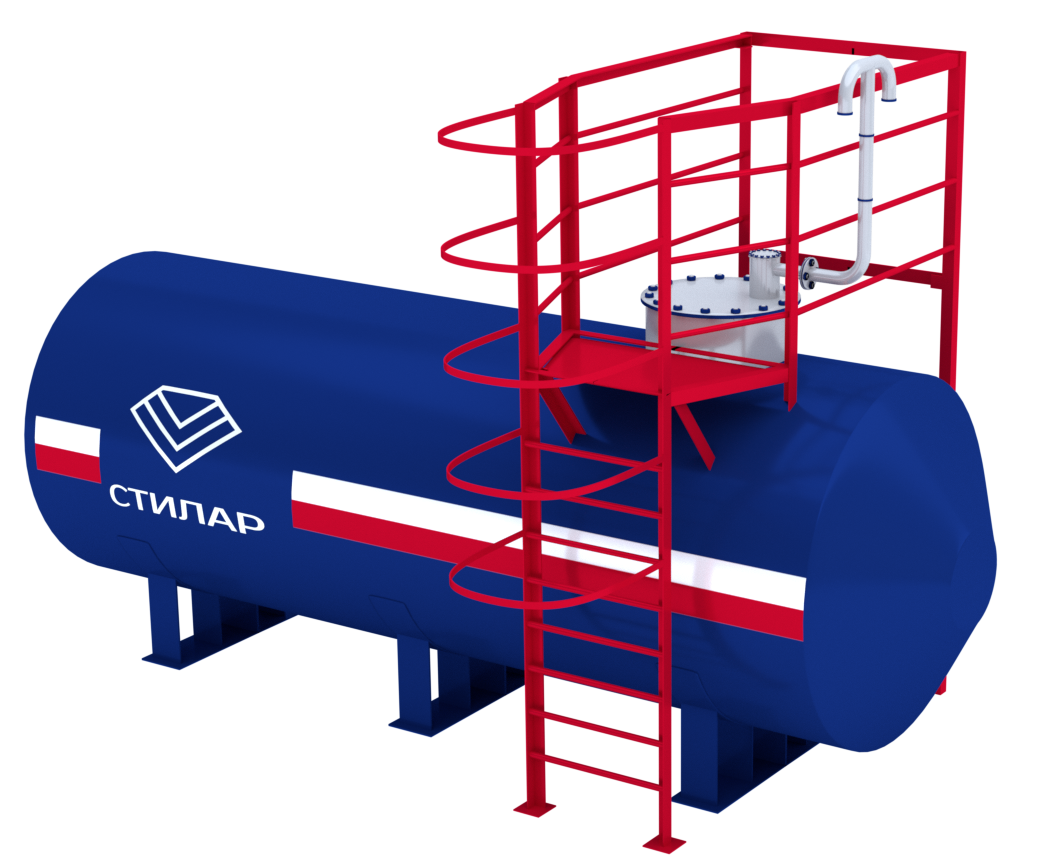Горизонтальный резервуар РГСН для нефтепродуктов 100 м³ от завода-производителя